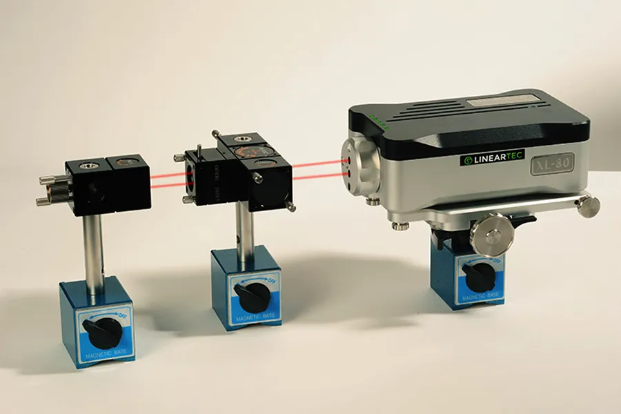 Laservermessung: Aufbau Vermessung